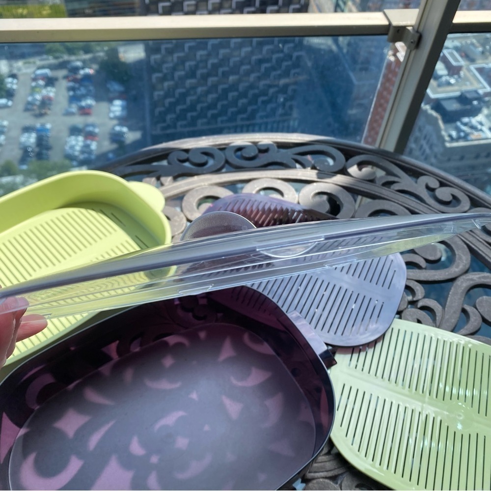 Tupperware - Oval Stack Cooker Microwave Meal Maker Set - Picture 10 of 16